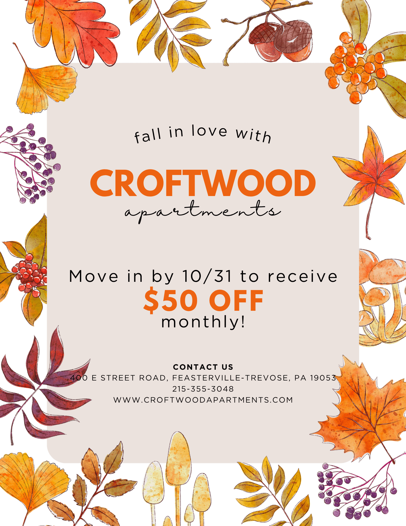 Croftwood Fall Special