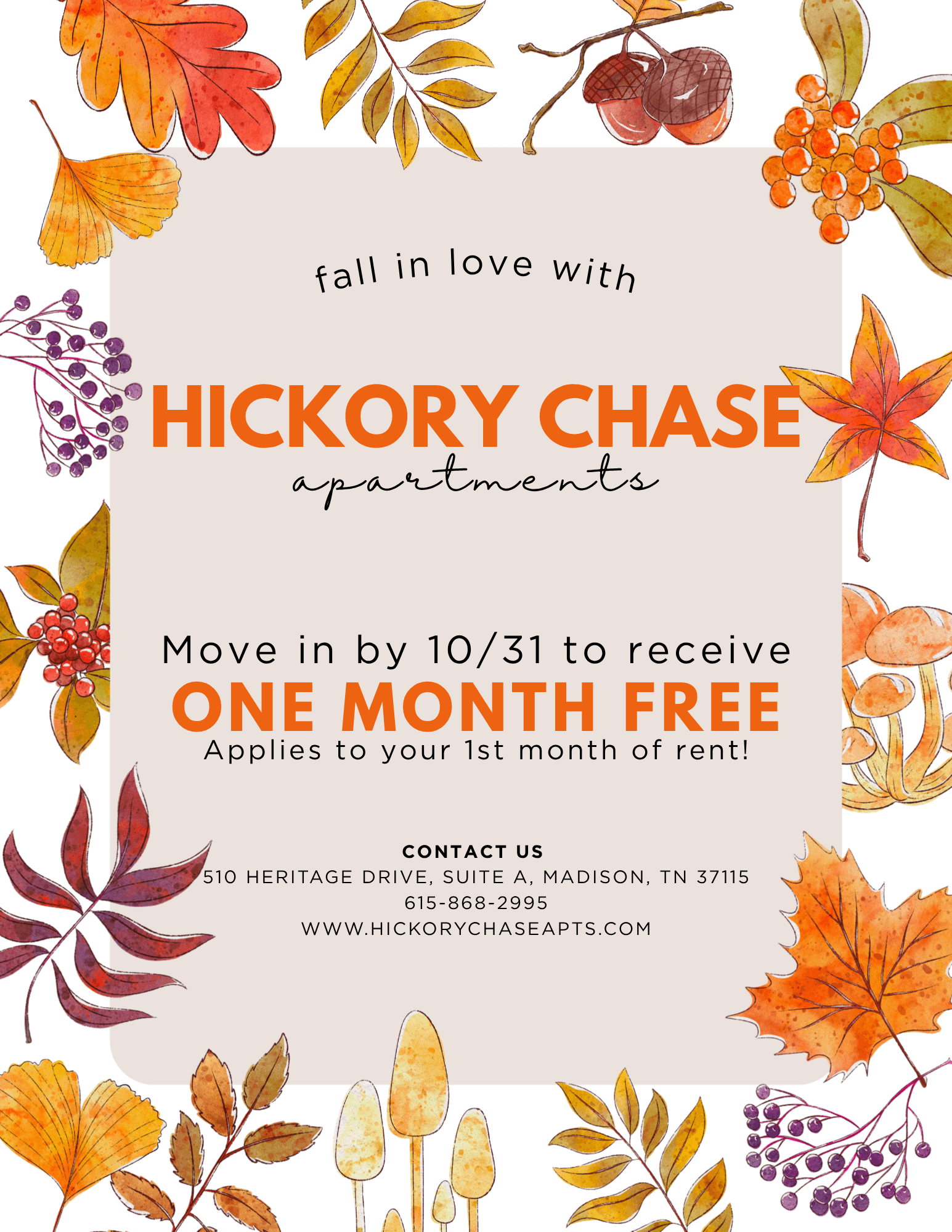 Hickory Fall Special