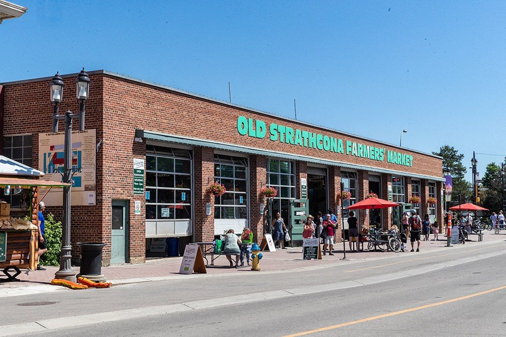 Old Strathcona Farmers Market Grocery Shopping Whyte Avenue Edmonton Alberta