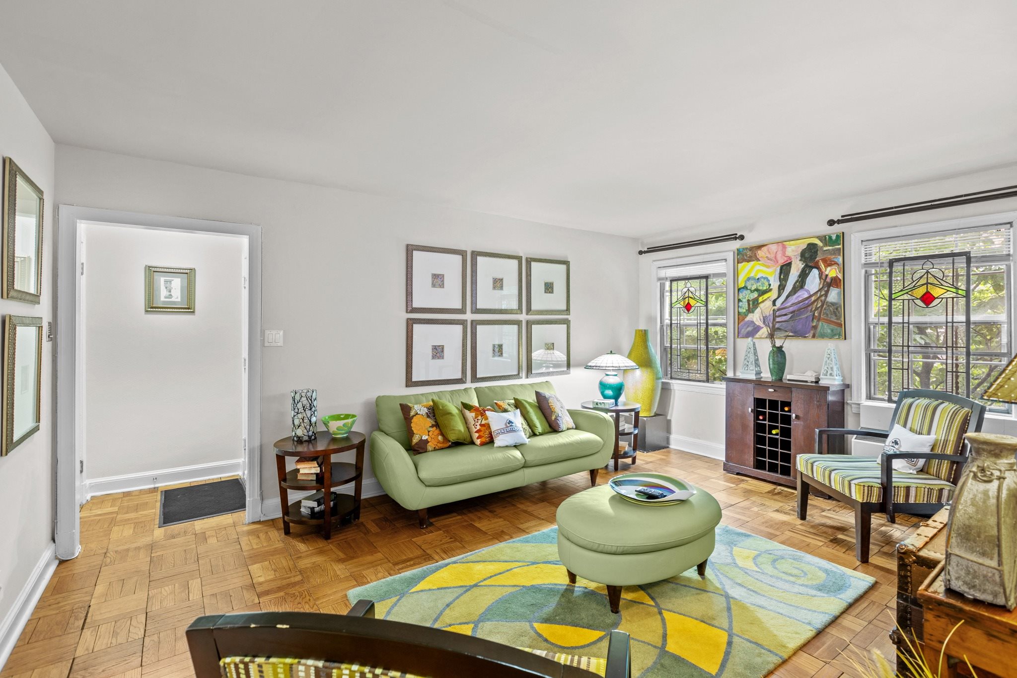 Rock Creek Spring Apartments Model living area