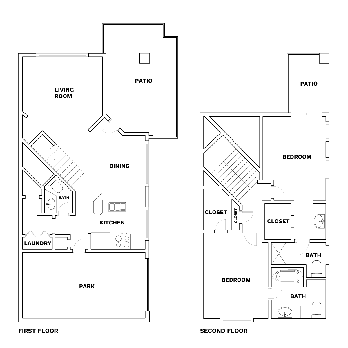 Floor Plans of Copper Ridge Apartment Homes in Louisville, CO