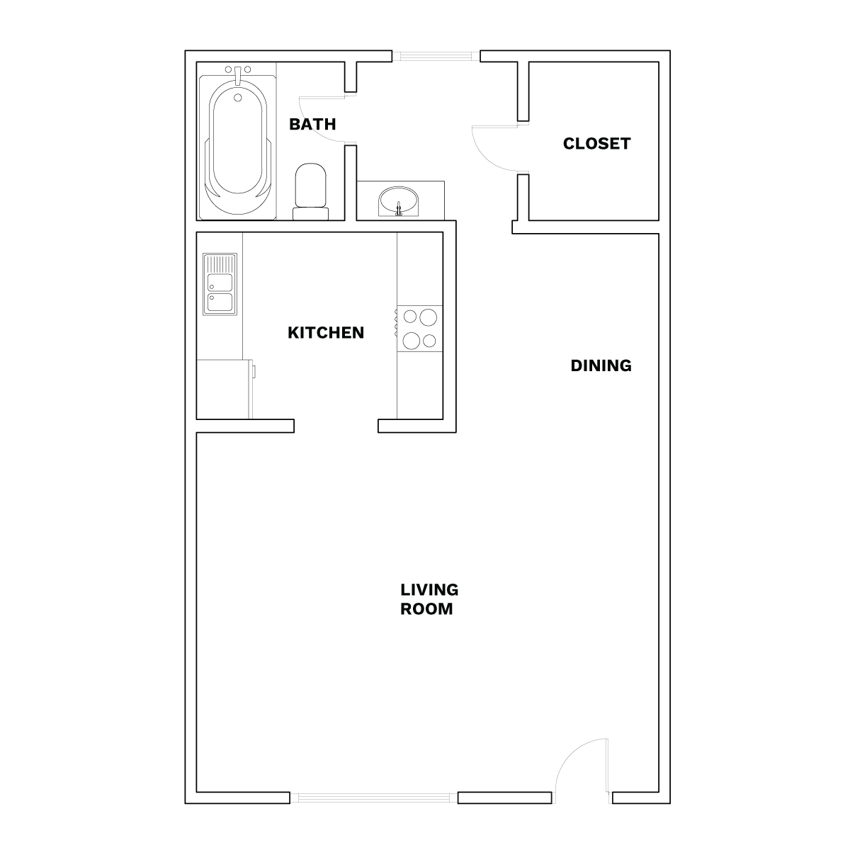 Floor Plans of Omnia on Thomas in Phoenix, AZ
