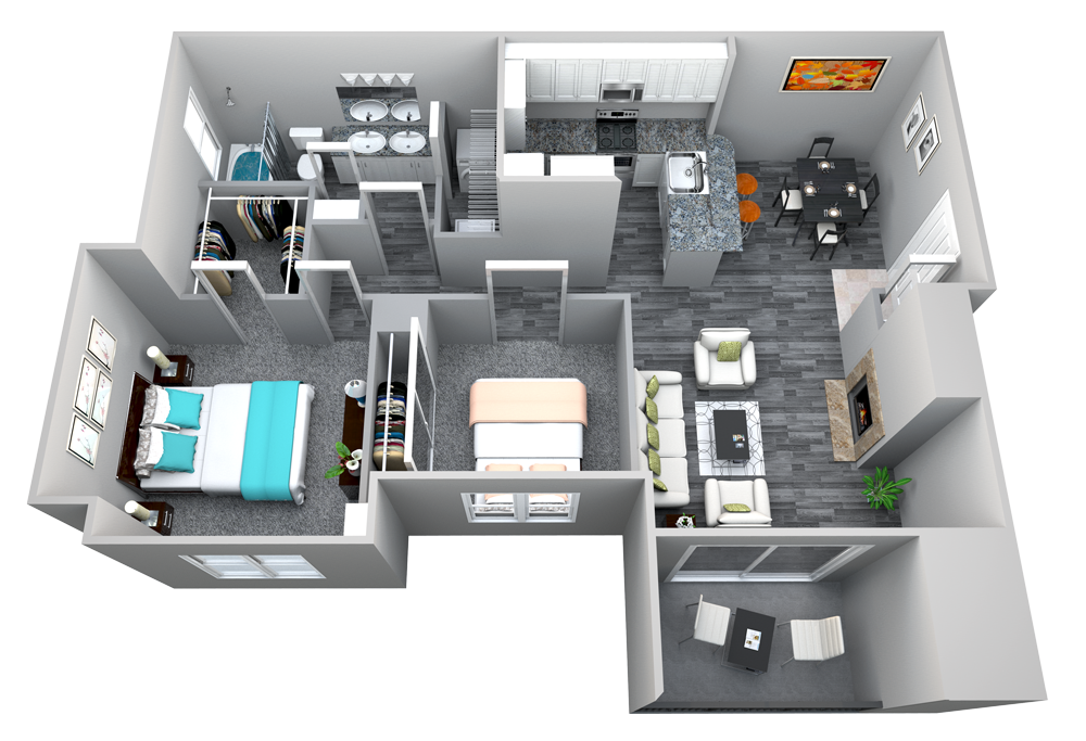 The Franklin floorplan