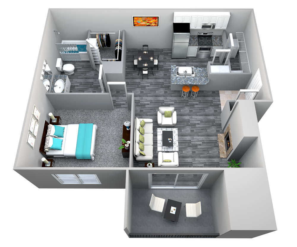 The Garrison floorplan