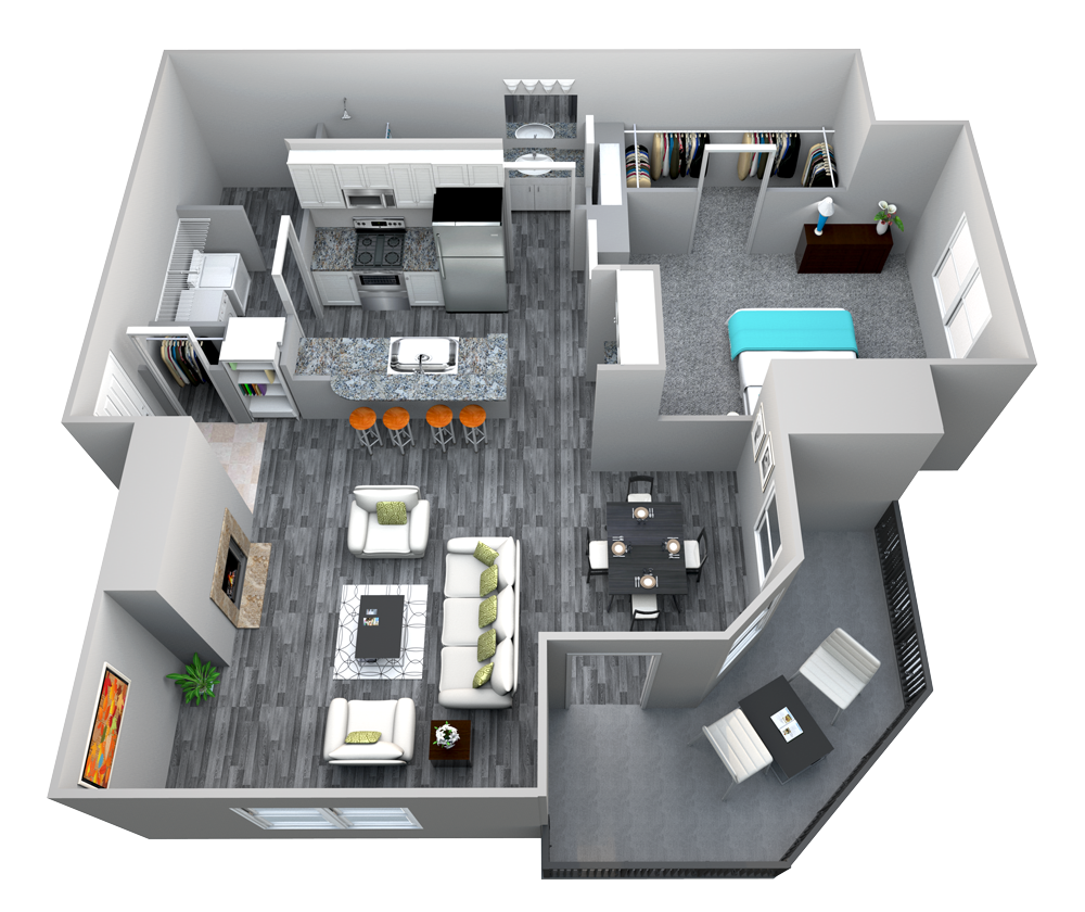 The Glyndon floorplan