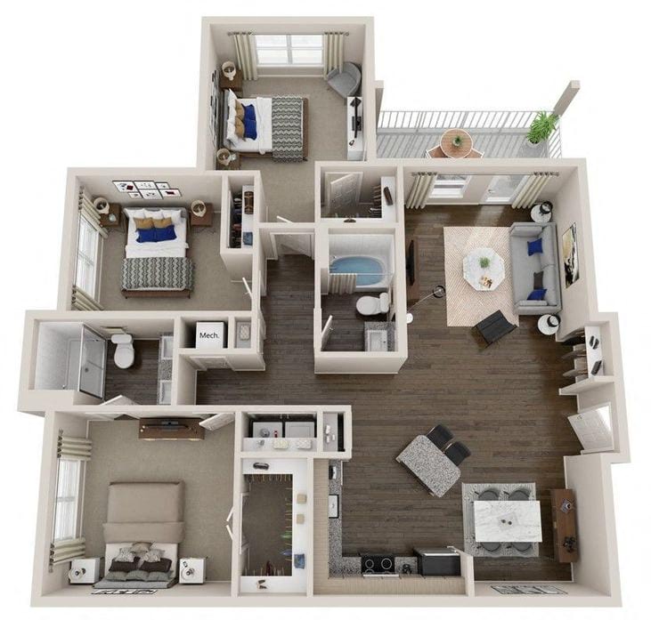 C1 floorplan