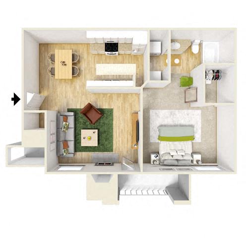 A1B floorplan