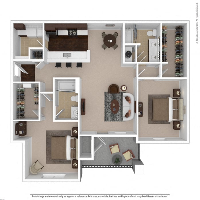 Diamond floorplan