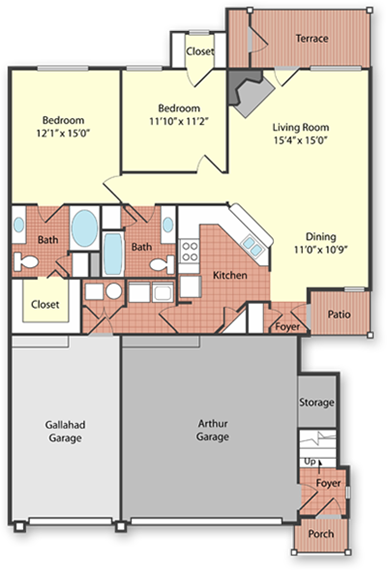 Gallahad floorplan