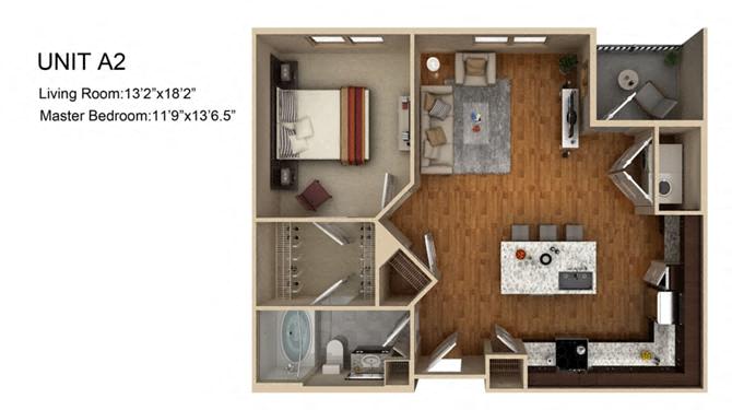 A2 floorplan