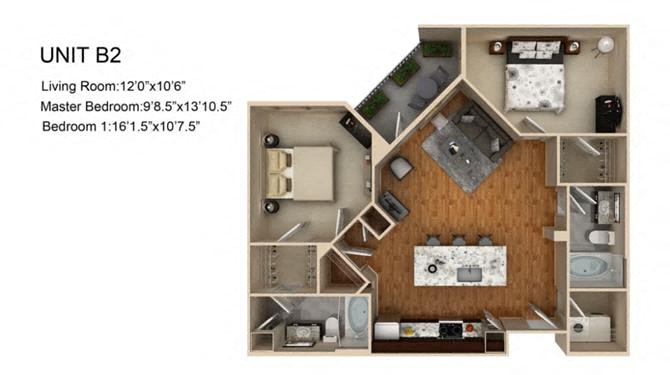 B2 floorplan