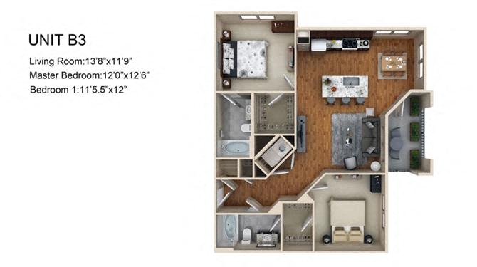 B3 floorplan