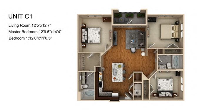 C1 floorplan