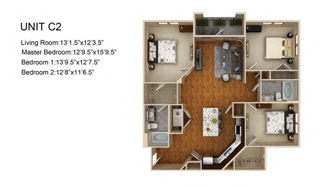 C2 floorplan