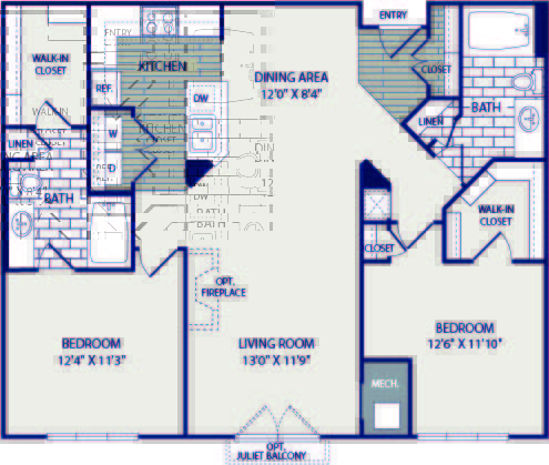 Bergman floorplan