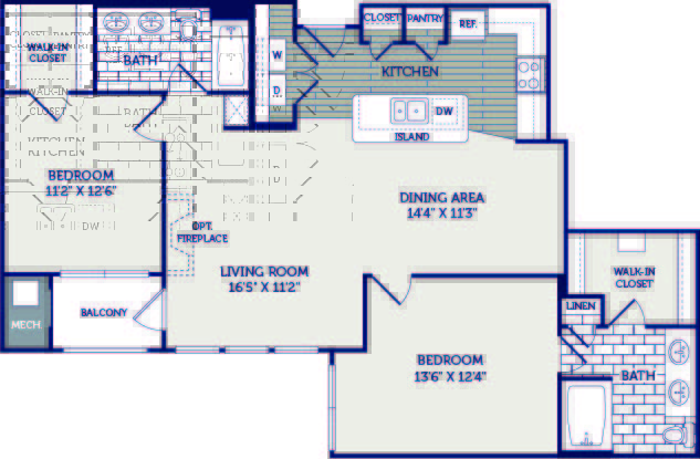 Rutherford floorplan