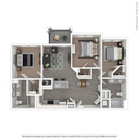 The Folly floorplan
