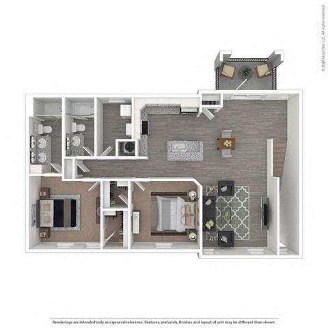 The Kiawah floorplan