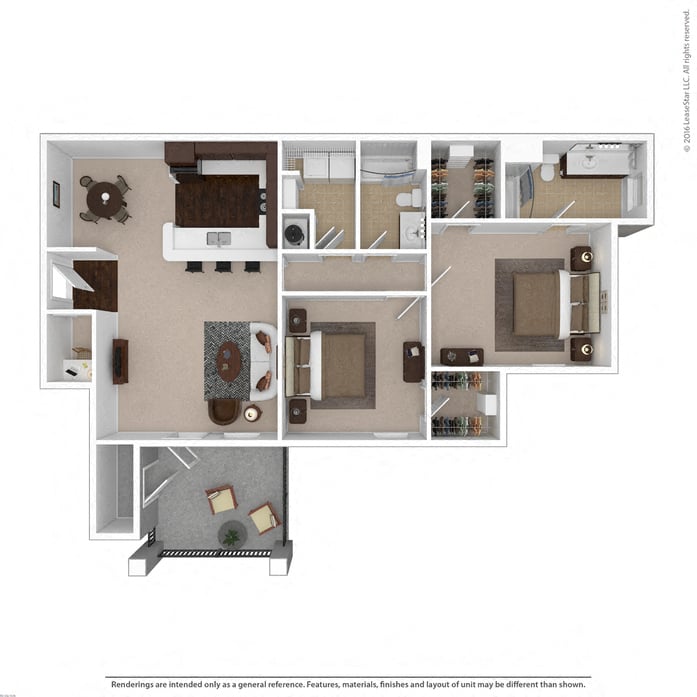 Crystal floorplan