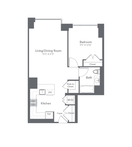 Floor plan layout diagram for m2-a3