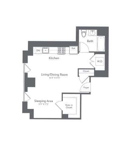 Floor plan layout diagram for m2-ms4