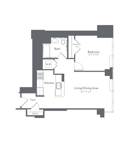 Floor plan layout diagram for mn-a1