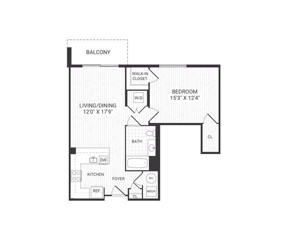 Floor plan layout diagram for Beacon A11