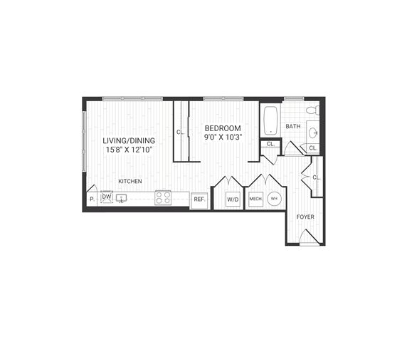 Floor plan layout diagram for Beacon A3