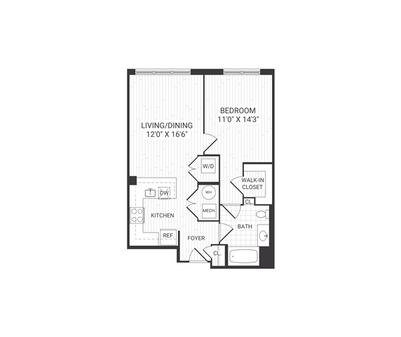 Floor plan layout diagram for Beacon A8