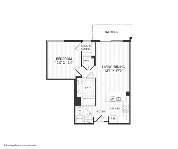 Floor plan layout diagram for Beacon A9