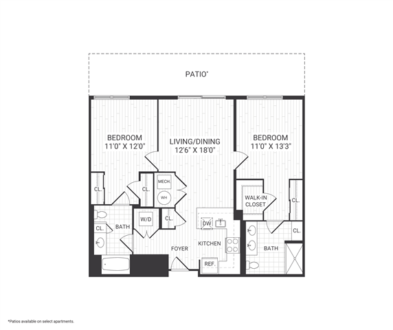 Floor plan layout diagram for Beacon B1
