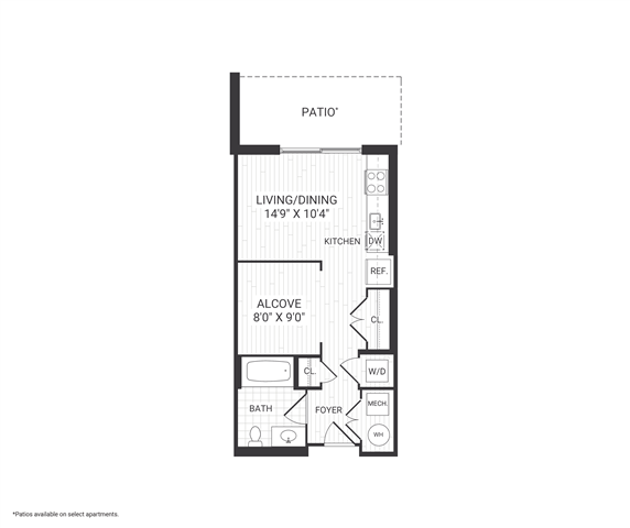 Floor plan layout diagram for Beacon S1