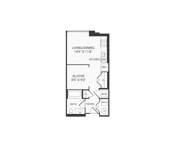 Floor plan layout diagram for Beacon S2