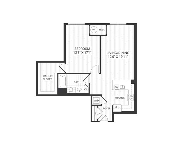 Floor plan layout diagram for A10