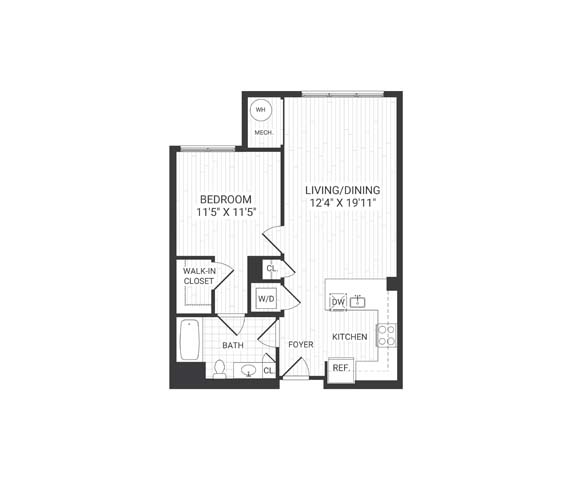 Floor plan layout diagram for A3