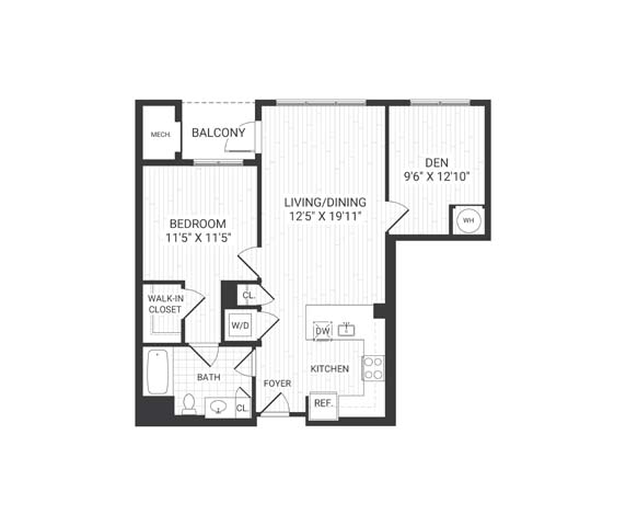 Floor plan layout diagram for A8