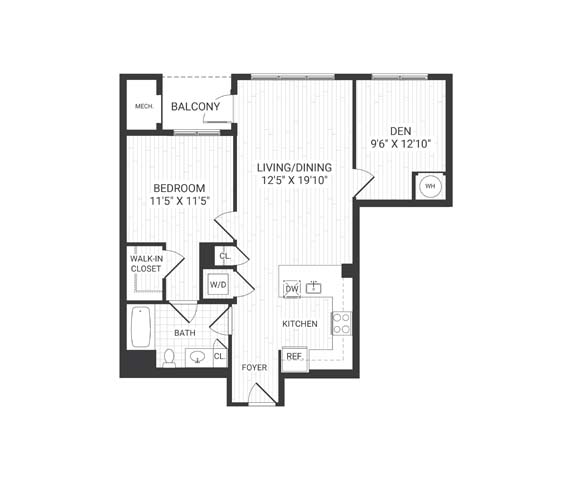 Floor plan layout diagram for A9