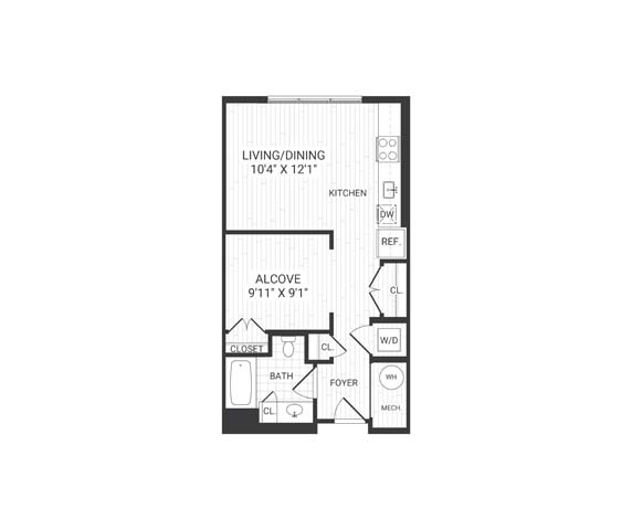 Floor plan layout diagram for S1