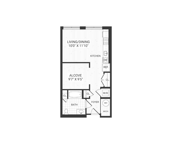 Floor plan layout diagram for S2H
