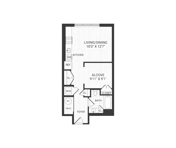 Floor plan layout diagram for S3
