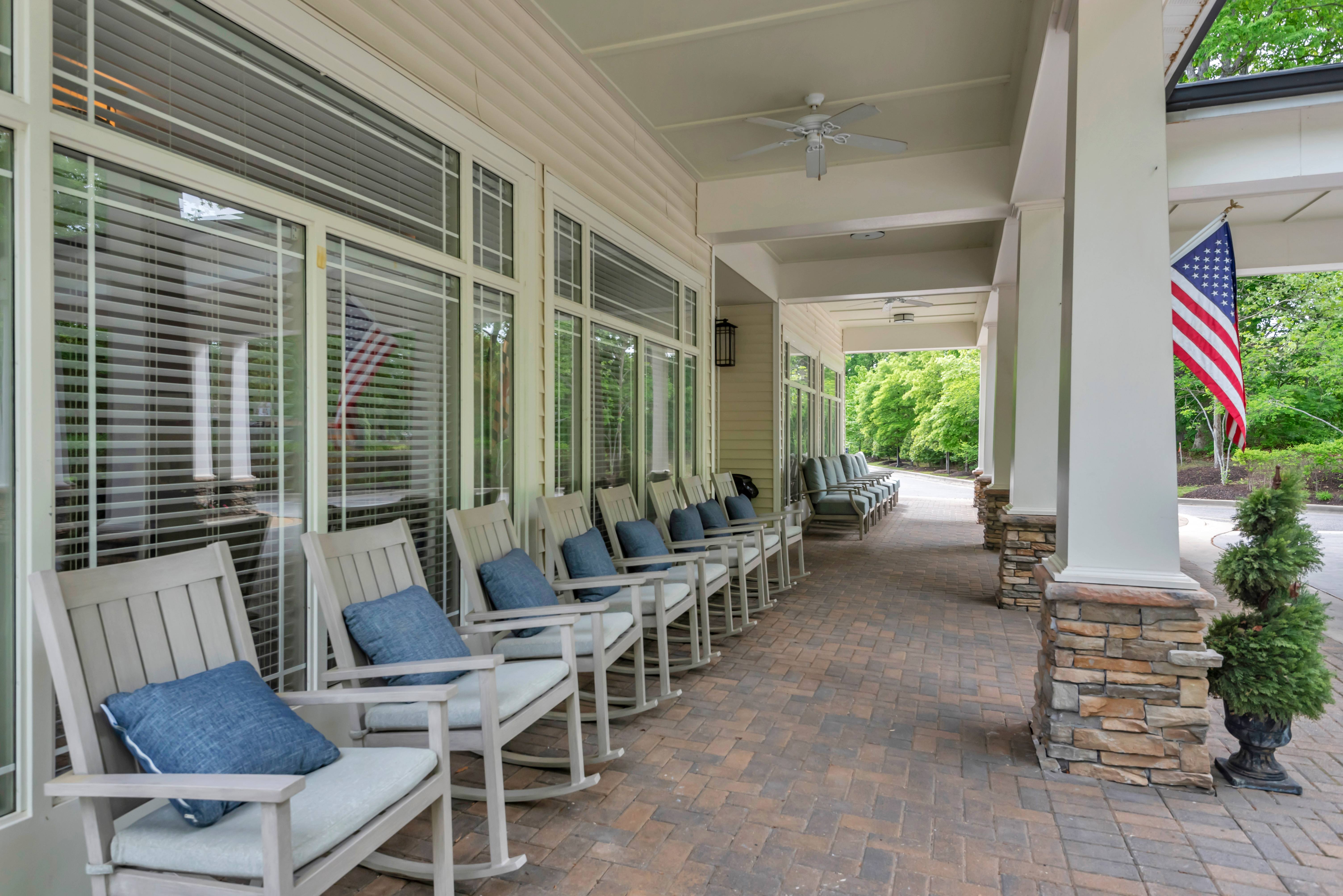 Porch View at Spring Arbor of Severna Park, Severna Park, 21146