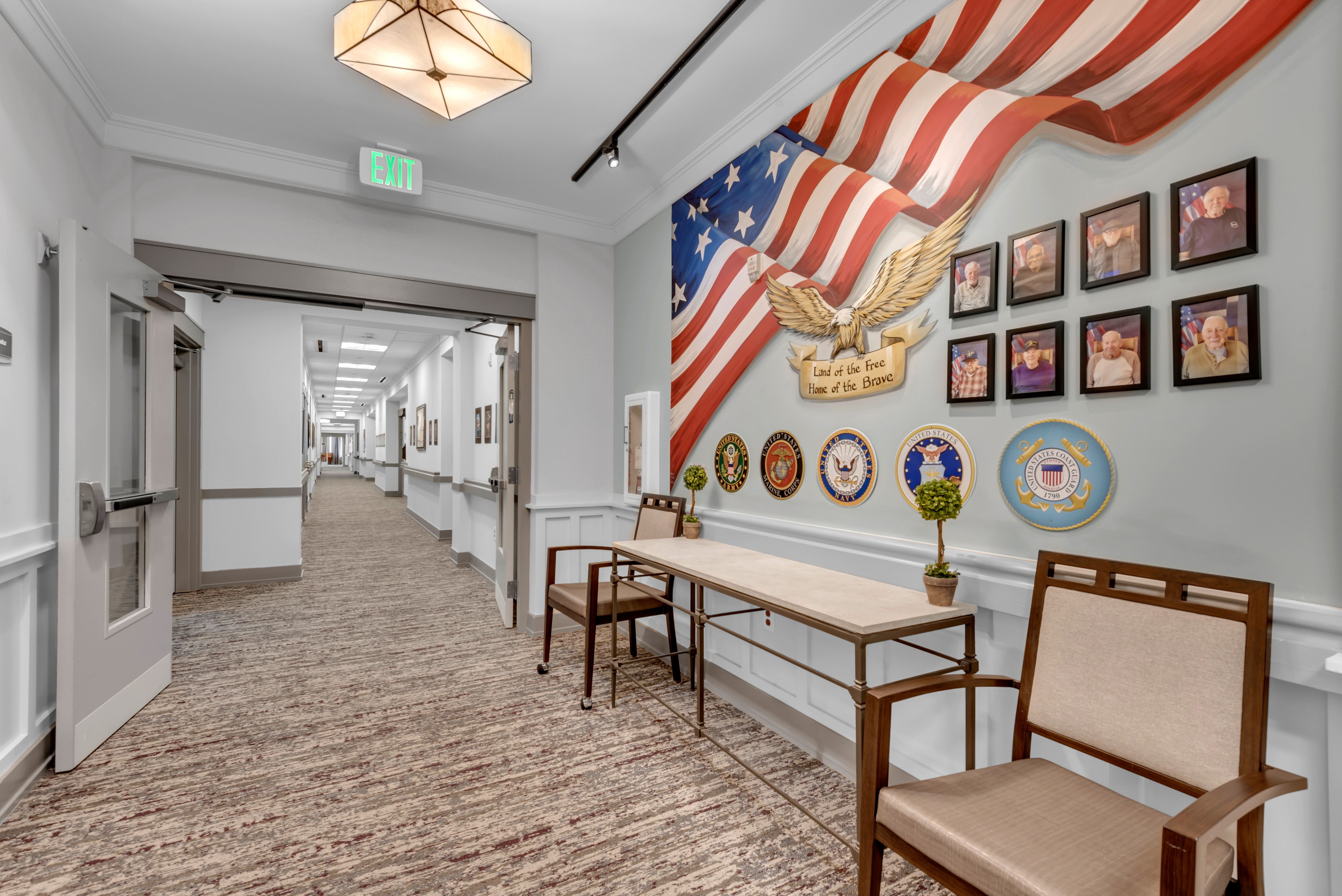 Large Hallway at Spring Arbor of Severna Park, Severna Park, 21146