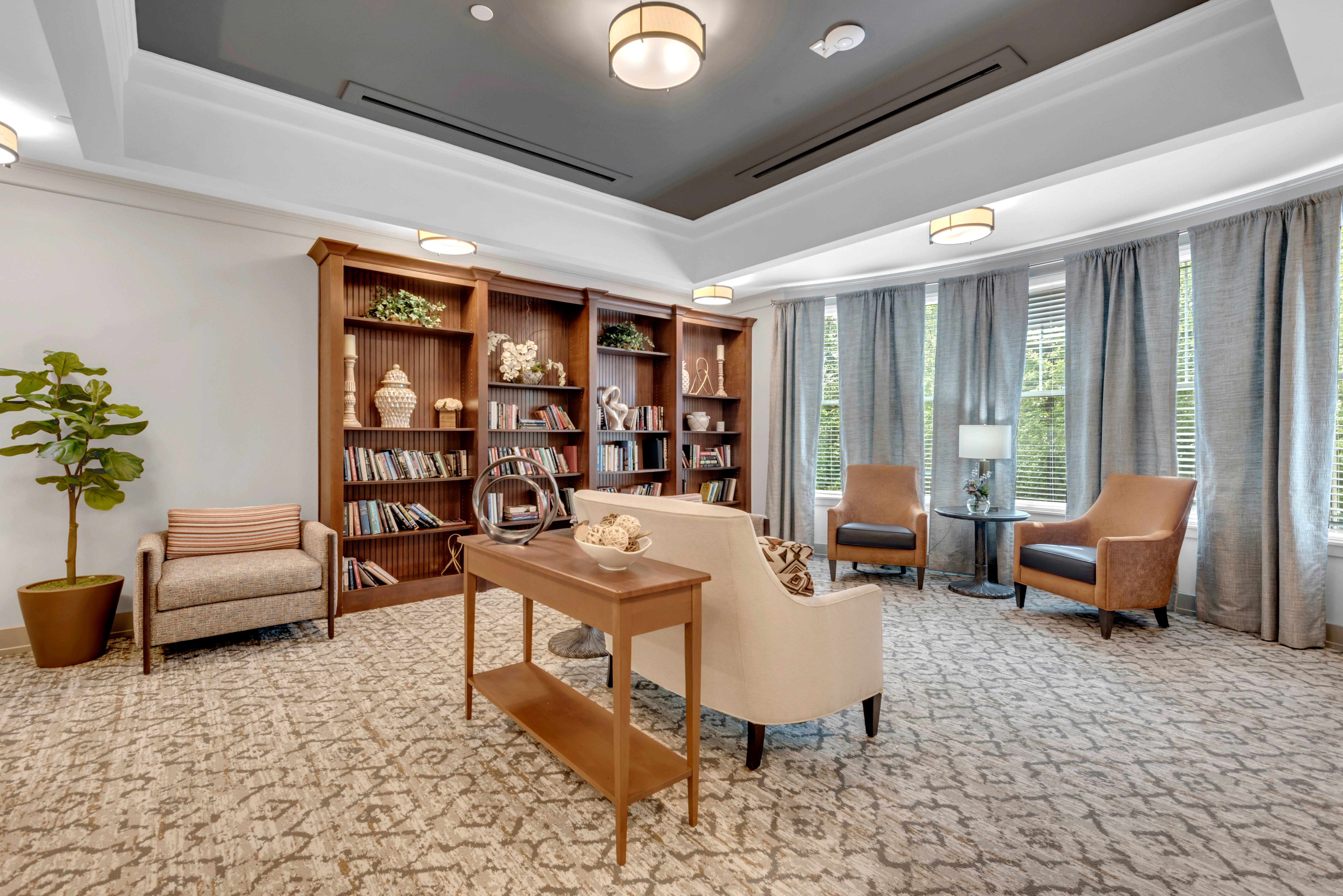 Reading Room at Spring Arbor of Severna Park, Severna Park, Maryland
