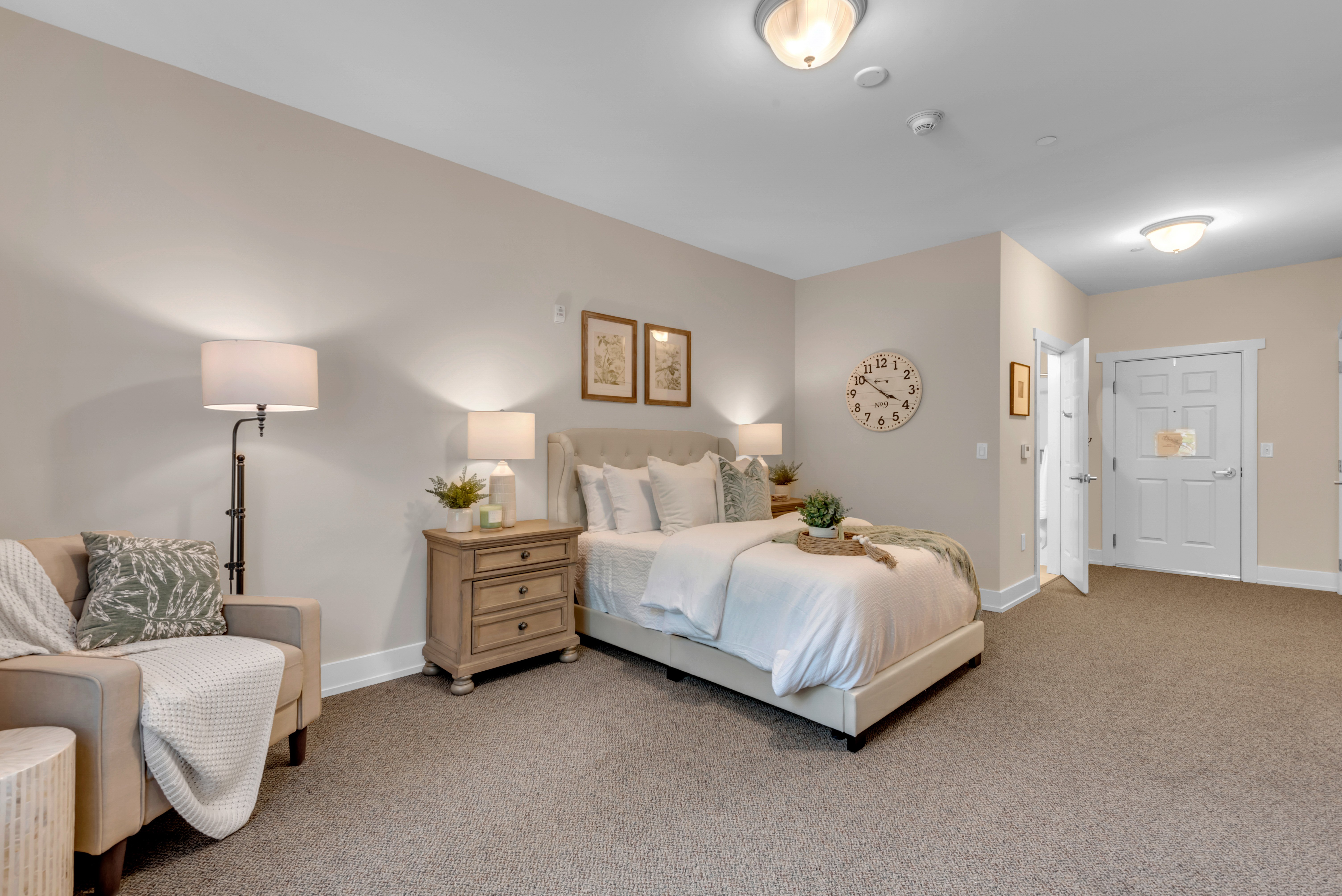 Carpeted Bedroomat Spring Arbor of Severna Park, Severna Park, 21146
