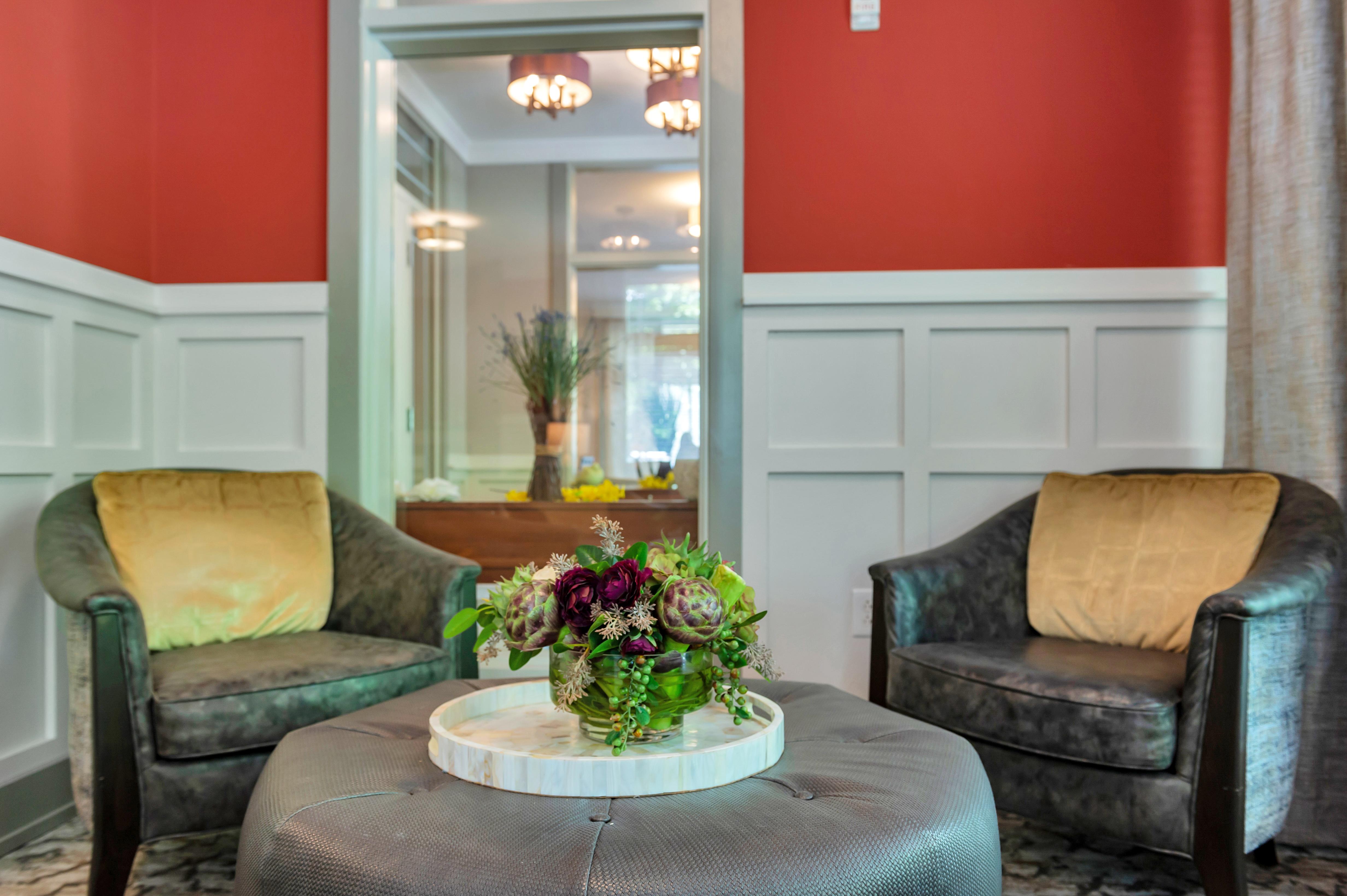 Living Area Sofa at Spring Arbor of Severna Park, Severna Park, MD