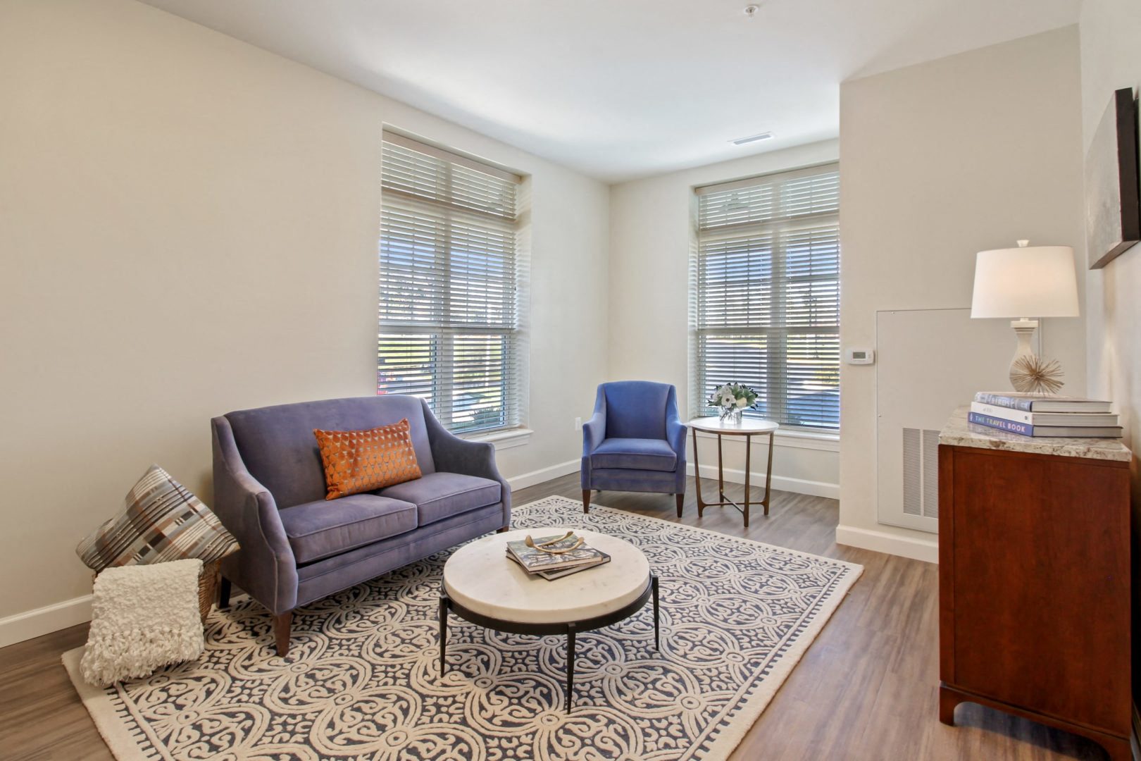 Spacious Living Area at White Springs Senior Living, Warrenton, 20186