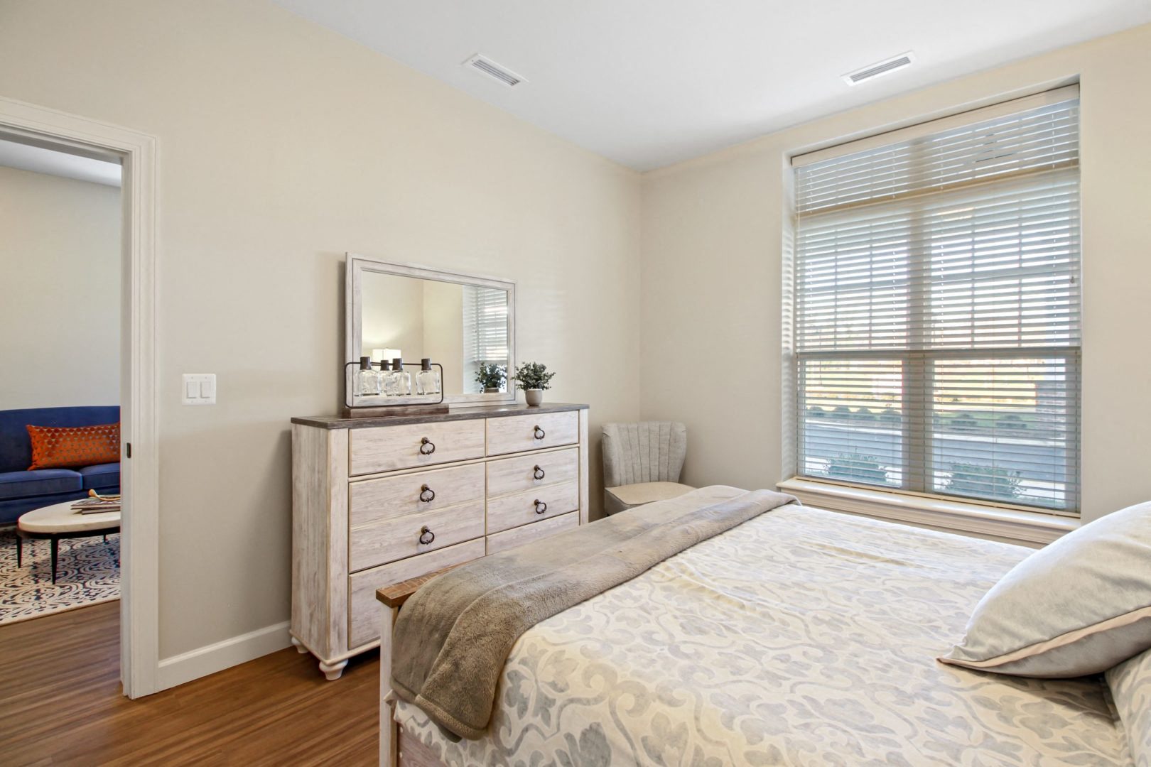 Comfortable Bedroom at White Springs Senior Living, Warrenton Virginia