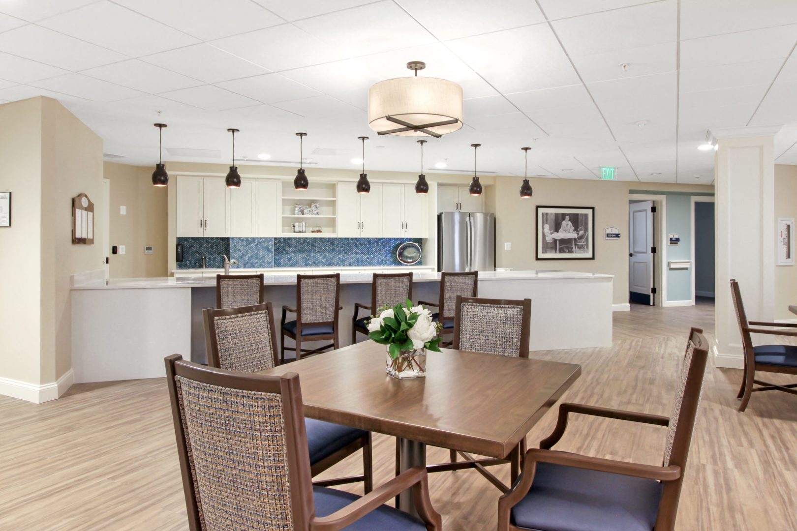 Dining And Kitchen at White Springs Senior Living, Warrenton