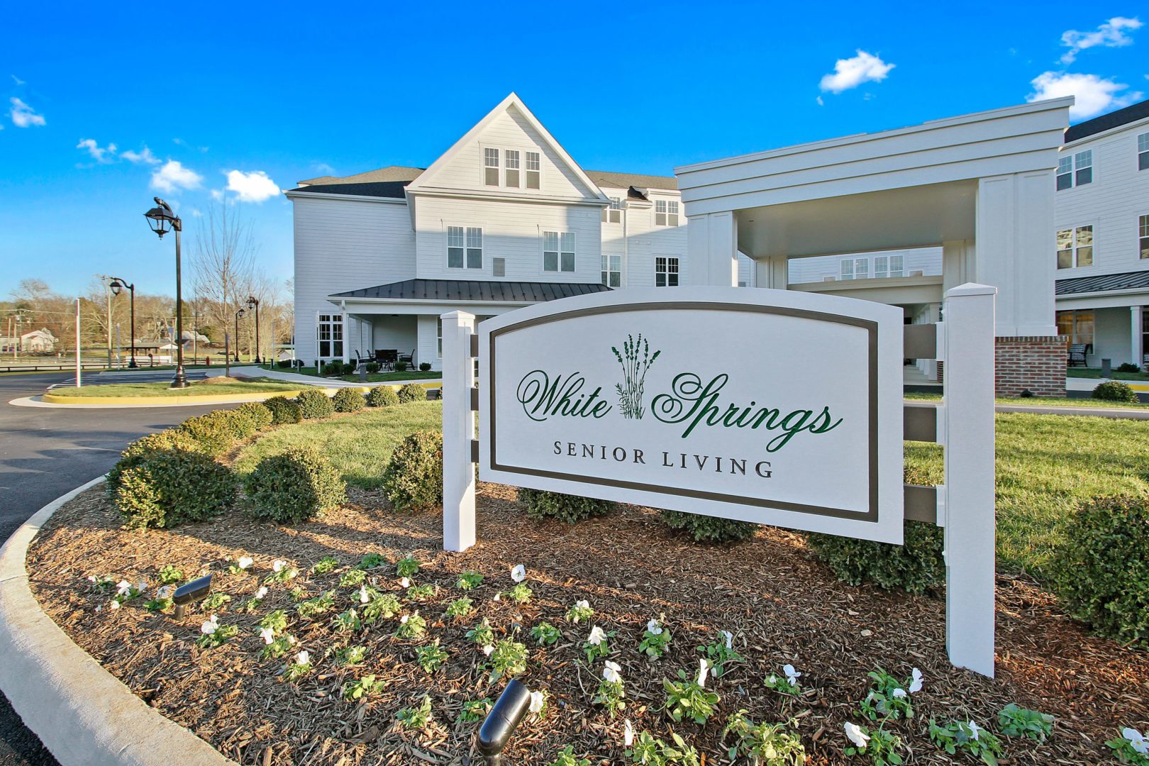 Property Signage at White Springs Senior Living, Virginia, 20186