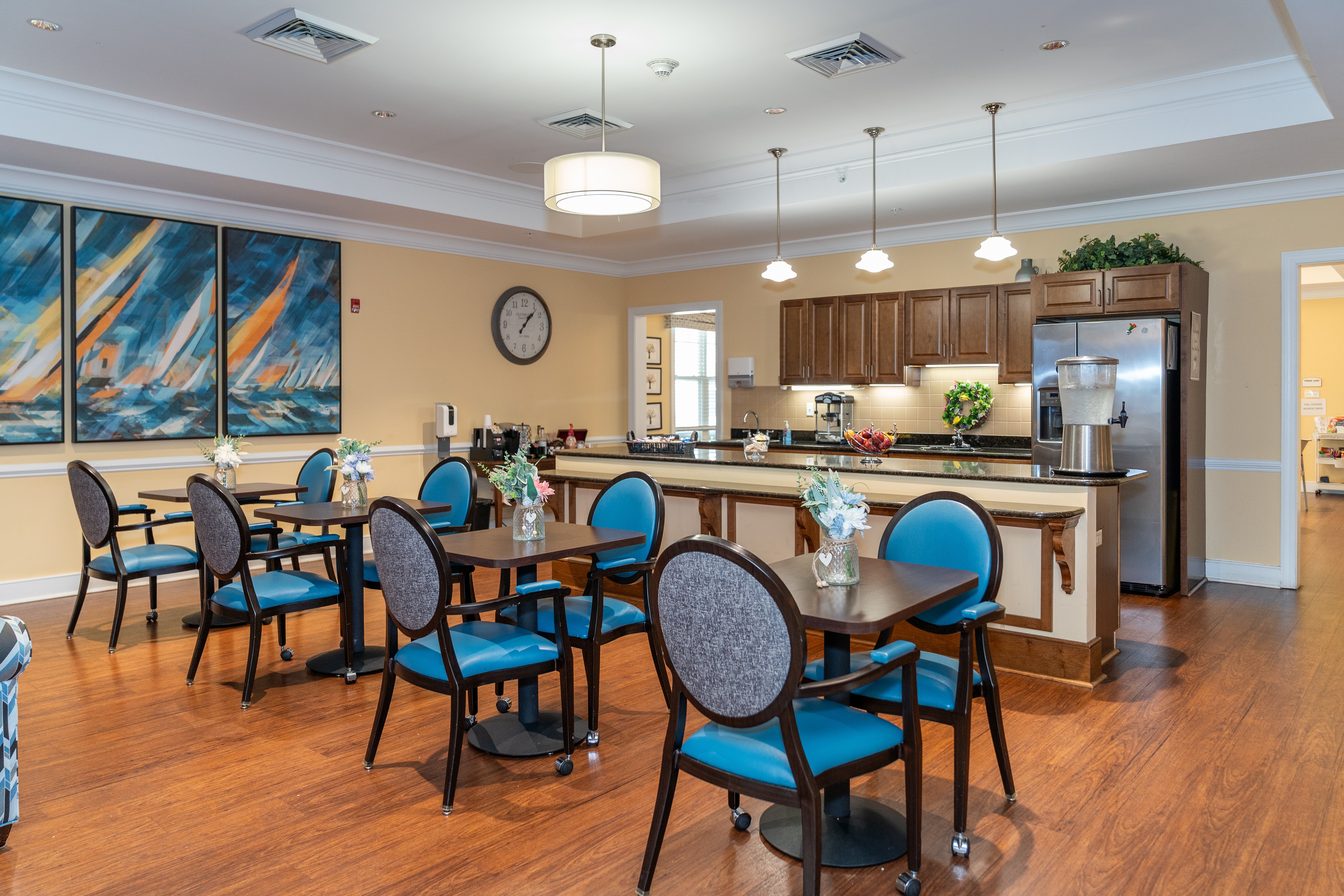 Community Dining Area at Spring Arbor of Crofton, Maryland